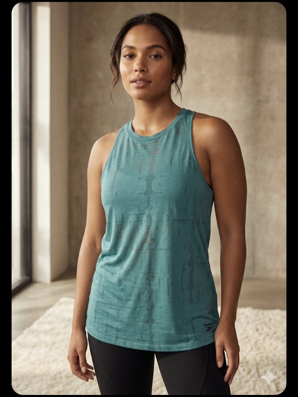 Reebok Teal Athletic Tank Top for Women